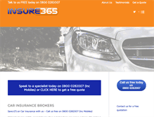 Tablet Screenshot of insure365.co.uk